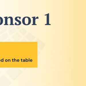 Table Sponsor 2